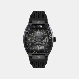 PWBAA0221 Men Quartz Black Dial Analog Silicone Watch PWBAA0221