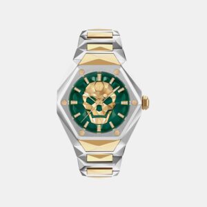 PWPWA0724-1 Men Quartz Green Dial Analog Stainless Steel Watch PWPWA0724