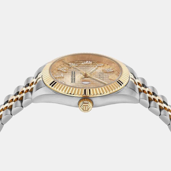 PWYFA0526-2 Women Quartz Gold Dial Analog Stainless Steel Watch PWYFA0526