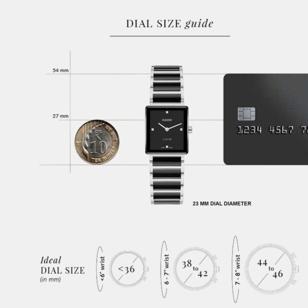 Integral Women Quartz Black Dial Analog Stainless Steel Watch R20250712