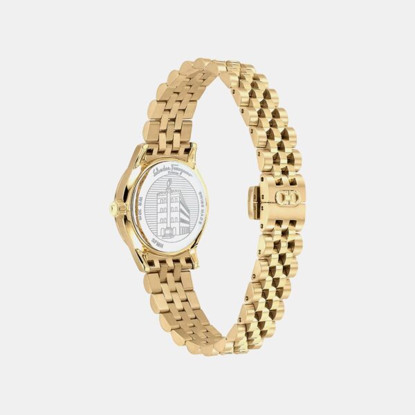 SFMN00422-2 Salvatore Women Quartz Black Dial Analog Stainless Steel Watch SFMN00422