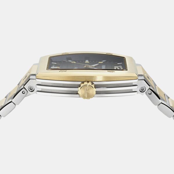 SFT800625-1 Men Quartz Black Dial Analog Stainless Steel Watch SFT800625