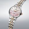 Women Automatic Pink Dial Analog Stainless Steel Watch SRPM06J1