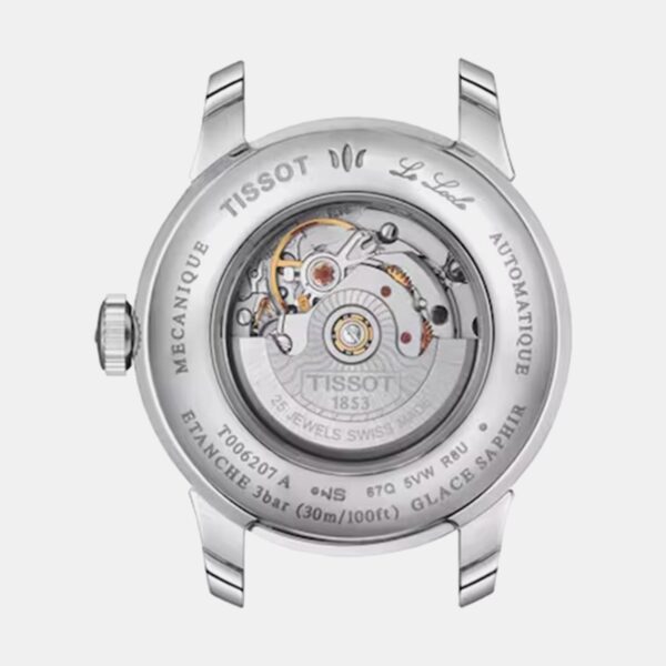 T0062071603800-2 Women Automatic Silver Dial Analog Leather Watch T0062071603800