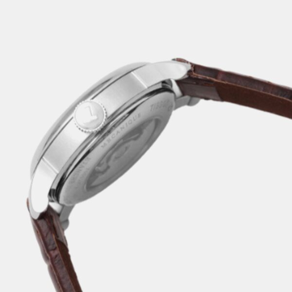 T0062071603800-3 Women Automatic Silver Dial Analog Leather Watch T0062071603800