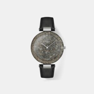 Classic Contemporary Unisex Quartz Grey Dial Analog Leather Watch T1474099651000