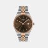 T1564102229101 Ballade Men Quartz Brown Dial Analog Stainless Steel Watch T1564102229101