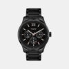 Fashion Men Quartz Black Dial Multi-Function Stainless Steel Watch TW0TG7625