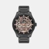 TW0TG7630_1_b57ea5a4-0c88-4043-b051-04ae7ca5ab99 E Class Men Quartz Black Dial Multi-Function Stainless Steel Watch TW0TG7630