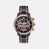 E Class Men Quartz Black Dial Multi-Function Stainless Steel Watch TWEG20206
