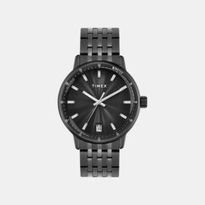 Men Quartz Black Dial Analog Stainless Steel Watch TWEG25410