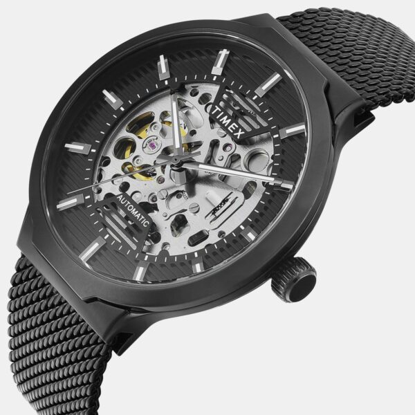 TWEG31501-1 Signio Men Automatic Black Dial Analog Stainless Steel Watch TWEG31501