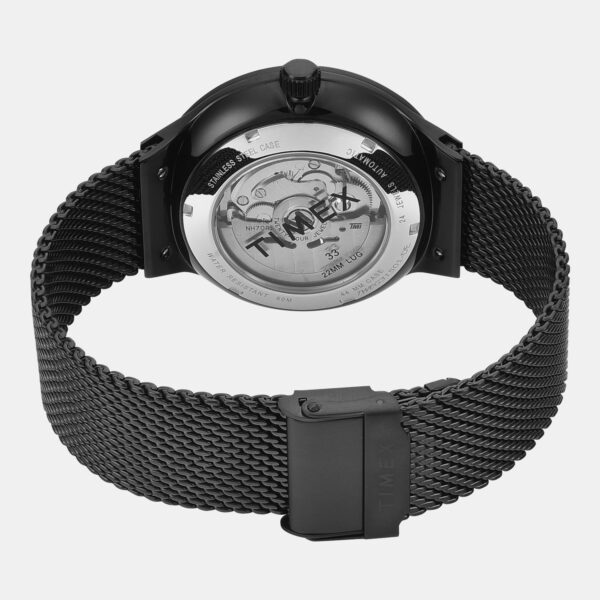 TWEG31501-4 Signio Men Automatic Black Dial Analog Stainless Steel Watch TWEG31501