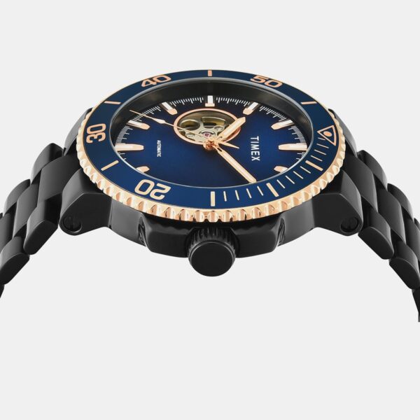 TWEG31702-3 Signio Men Automatic Blue Dial Analog Stainless Steel Watch TWEG31702