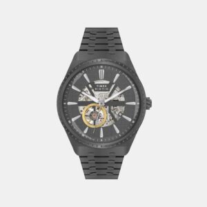 Signio Men Automatic Gunmetal Dial Analog Stainless Steel Watch TWEG34001