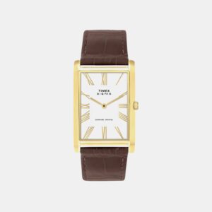 TWEG34300 Signio Men Quartz White Dial Analog Leather Watch TWEG34300