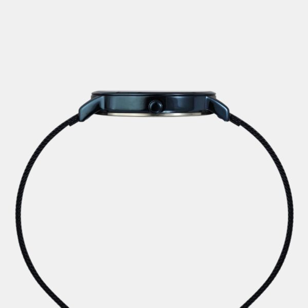 Fashion Women Quartz Blue Dial Analog Mesh Watch TWEL15620