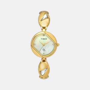 TWEL16305_1_e5075498-050b-466d-9bb7-8cb0740eb33f Fria Women Quartz Mother Of Pearl Dial Analog Brass Watch TWEL16305
