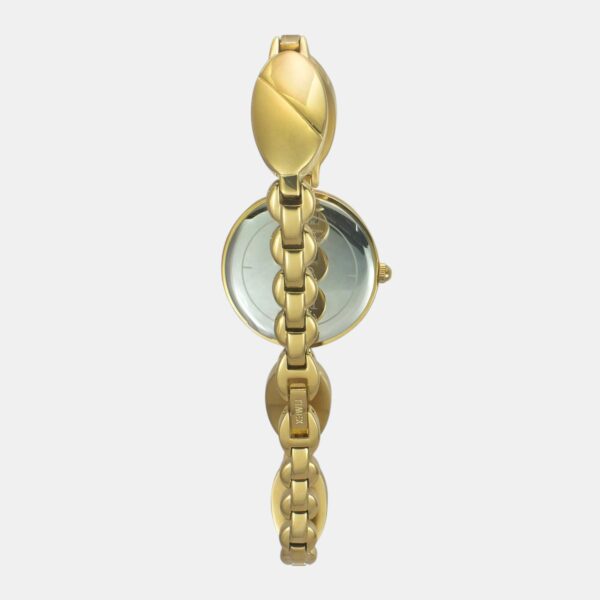 Fria Women Quartz Mother Of Pearl Dial Analog Brass Watch TWEL16305