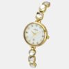 Fria Women Quartz Mother Of Pearl Dial Analog Brass Watch TWEL17304
