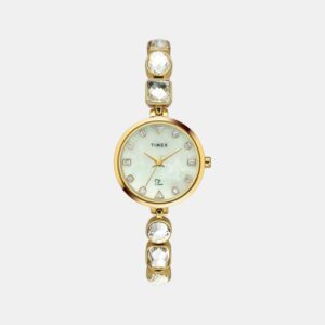 TWEL17304_1_2c65d818-2ee2-41a0-a3db-3de337721fb8 Fria Women Quartz Mother Of Pearl Dial Analog Brass Watch TWEL17304