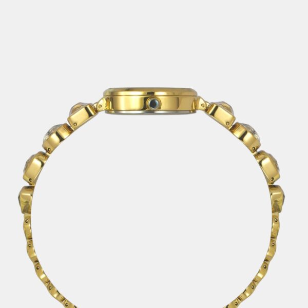 Fria Women Quartz Mother Of Pearl Dial Analog Brass Watch TWEL17304