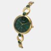 TWEL18104_2 Fria Women Quartz Green Dial Analog Brass Watch TWEL18104