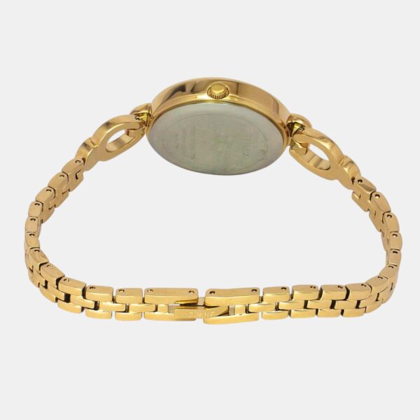 TWEL18104_3 Fria Women Quartz Green Dial Analog Brass Watch TWEL18104