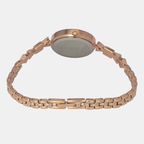 Fria Women Quartz Blue Dial Analog Brass Watch TWEL18305