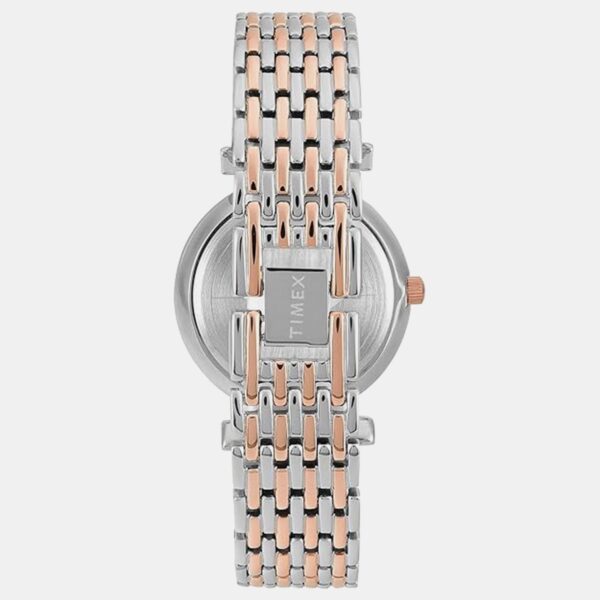 TWEL21603-5 Fashion Women Quartz Green Dial Analog Stainless Steel Watch TWEL21603