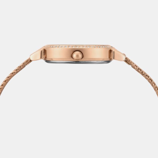 Trendline Women Quartz Rose Gold Dial Analog Stainless Steel Watch TWEL22304