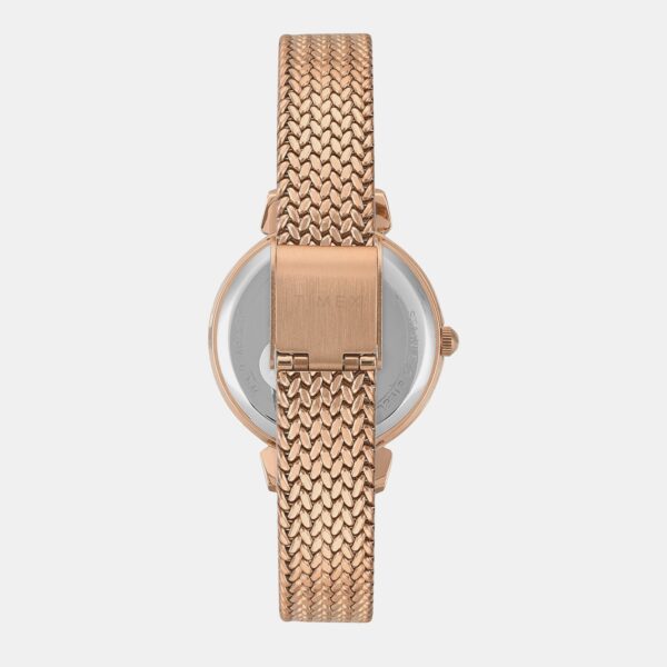 Trendline Women Quartz Rose Gold Dial Analog Stainless Steel Watch TWEL22304