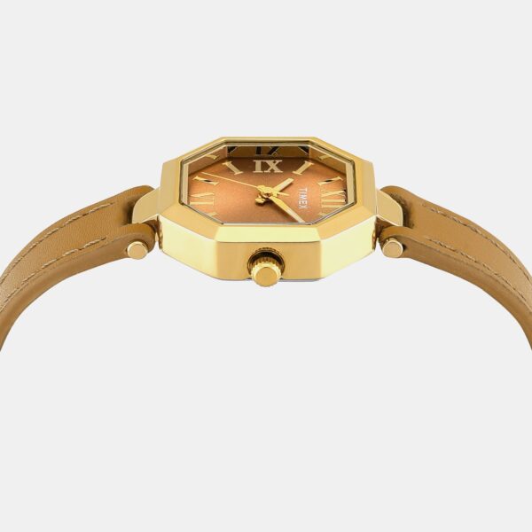 Trendline Women Quartz Yellow Dial Analog Leather Watch TWEL26900