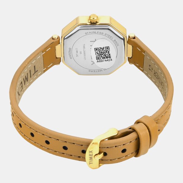 Trendline Women Quartz Yellow Dial Analog Leather Watch TWEL26900