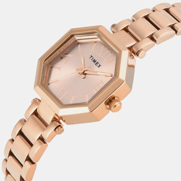 Trendline Women Quartz Rose Gold Dial Analog Stainless Steel Watch TWEL26903