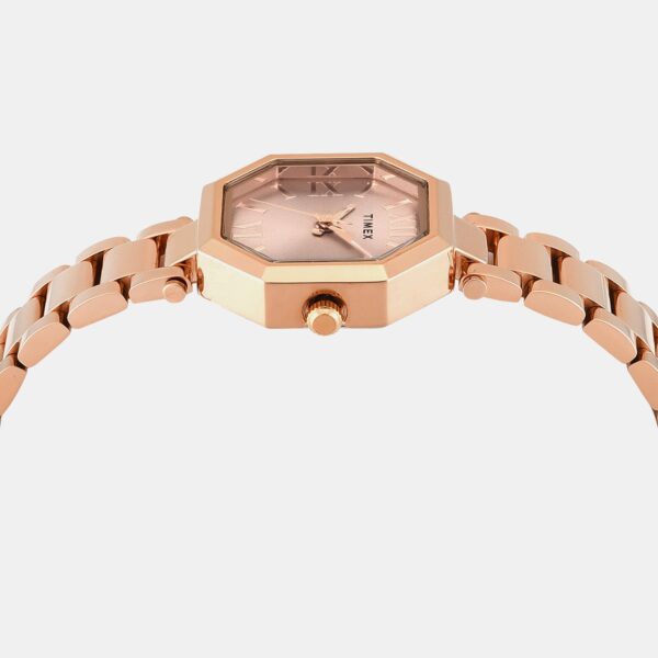 Trendline Women Quartz Rose Gold Dial Analog Stainless Steel Watch TWEL26903