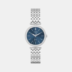 TWTL14000_1 Fashion Women Quartz Blue Dial Analog Stainless Steel Watch TWTL14000