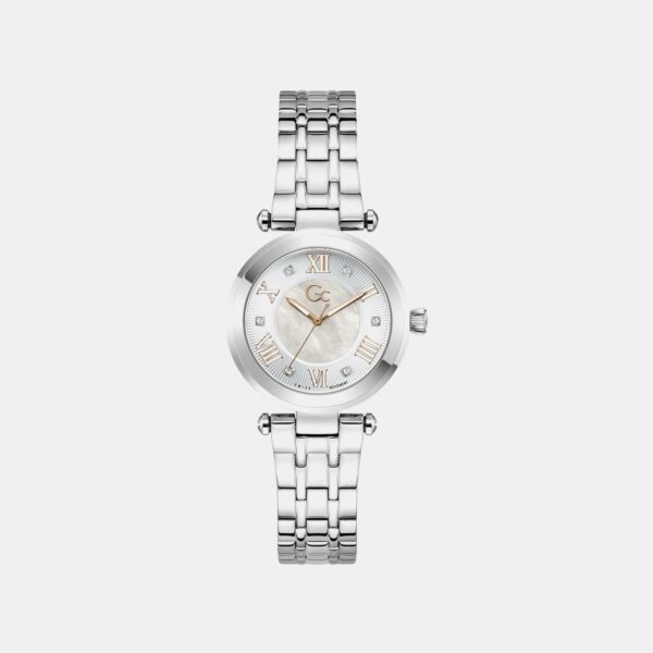 Z63001L1_4e16b6d3-bb28-4cc3-8613-edbdc0383054 Gc Sportchic Women Quartz White Dial Analog Stainless Steel Watch Z63001L1