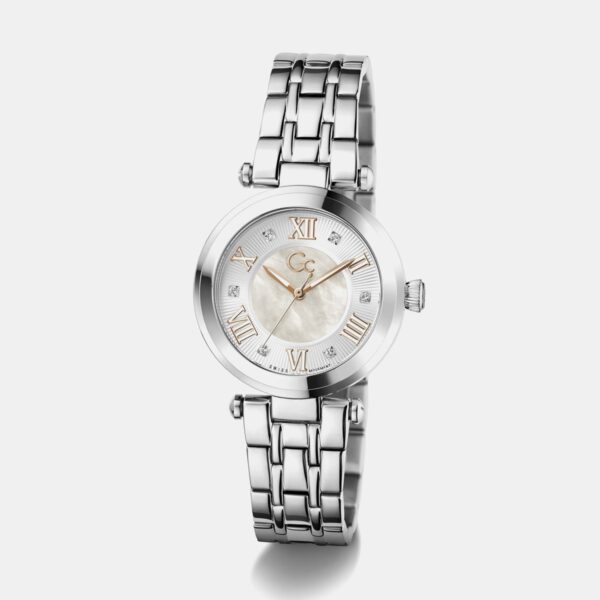 Z63001L1_Q_503e2cc1-16a6-44ab-b48c-ddb1f57a0272 Gc Sportchic Women Quartz White Dial Analog Stainless Steel Watch Z63001L1