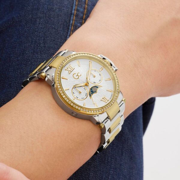 Z69003L6_N Gc Sportchic Women Quartz White Dial Analog Stainless Steel Watch Z69003L6