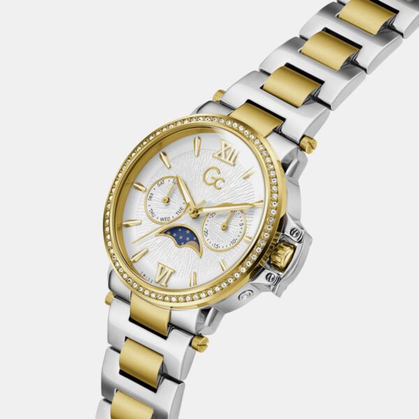 Z69003L6_P Gc Sportchic Women Quartz White Dial Analog Stainless Steel Watch Z69003L6