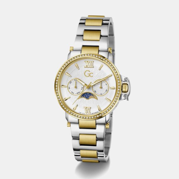 Z69003L6_Q Gc Sportchic Women Quartz White Dial Analog Stainless Steel Watch Z69003L6