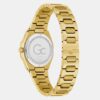 Gc Dress Women Quartz Champagne Dial Analog Stainless Steel Watch Z70002L6
