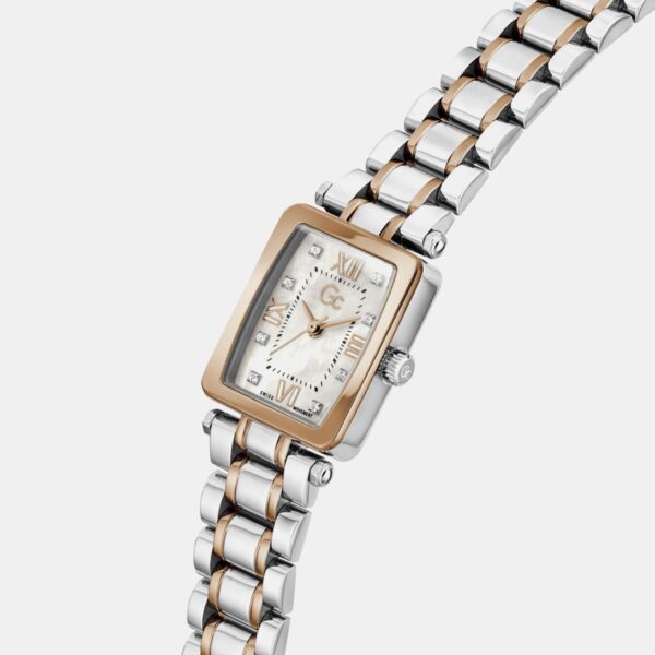 Gc Dress Women Quartz White Dial Analog Stainless Steel Watch Z71001L1