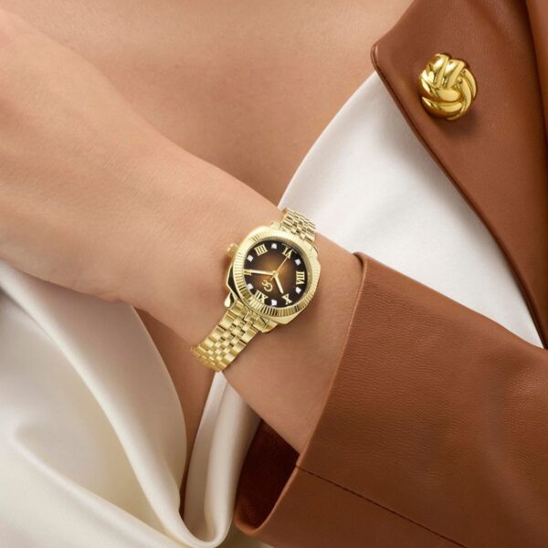 Z73001L4_M Gc Dress Women Quartz Brown Dial Analog Stainless Steel Watch Z73001L4