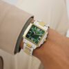 Gc Dress Men Quartz Green Dial Analog Stainless Steel Watch Z74004G9