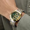 Z75003G9_M Gc Sportchic Men Quartz Green Dial Chronograph Stainless Steel Watch Z75003G9