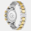 Gc Sportchic Men Quartz Green Dial Chronograph Stainless Steel Watch Z76002G9