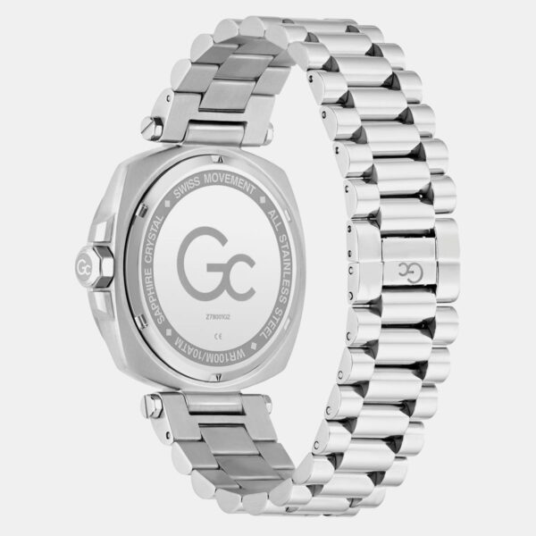 Z78001G2_E Gc Dress Men Quartz Black Dial Analog Stainless Steel Watch Z78001G2