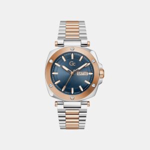 Z78002G7 Gc Dress Men Quartz Blue Dial Analog Stainless Steel Watch Z78002G7